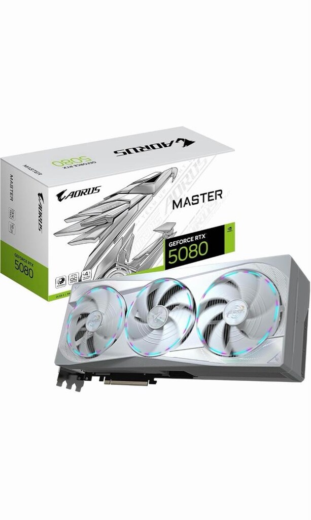 SIFIR RTX 5080 GİGABYTE AORUS MASTER WHİTE BEYAZ EKRAN KARTI - 9