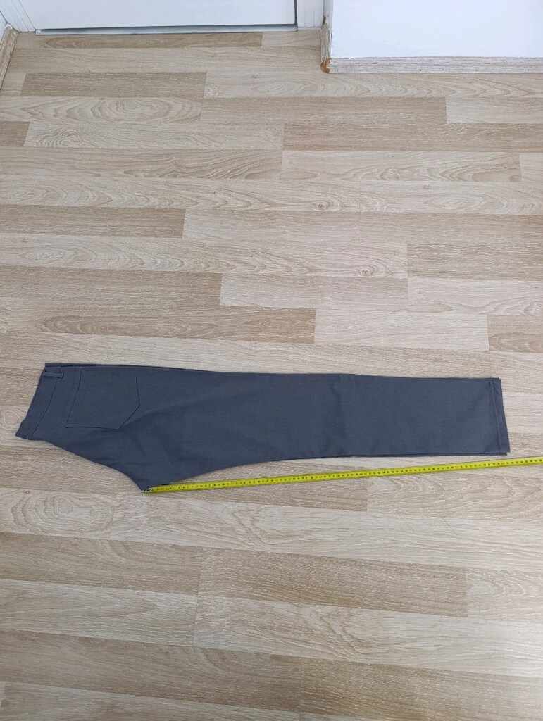 GRİ KANVARS OKUL PANTOLONU - 4