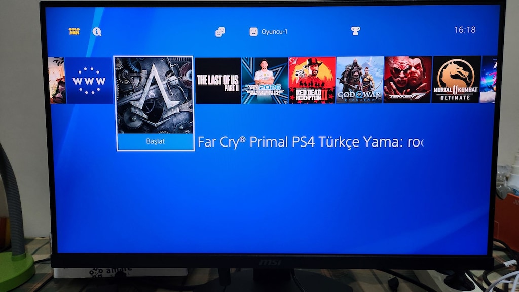 PS4 Pro 1 TB 4K, FC 27 Dahil 16 Oyunlu, Çift Orijinal Kollu - 16