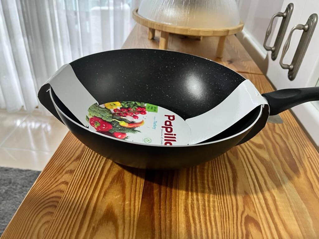 Papilla Ragnar Wok Tava, Siyah 28 cm - 3