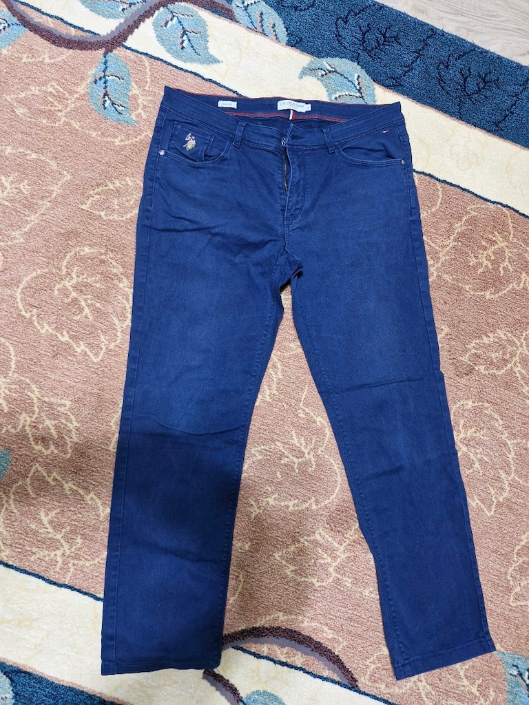 U.S. Polo Assn. 34 Beden Slim Fit Lacivert Erkek Pantolon - 7
