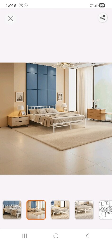 Unimet Titan Çift Kişilik Metal Karyola 160×200 - 2