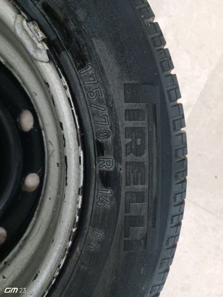 temiz ve sağlam 175x70 R 14 prelli marka stepne jantlı lastik - 4