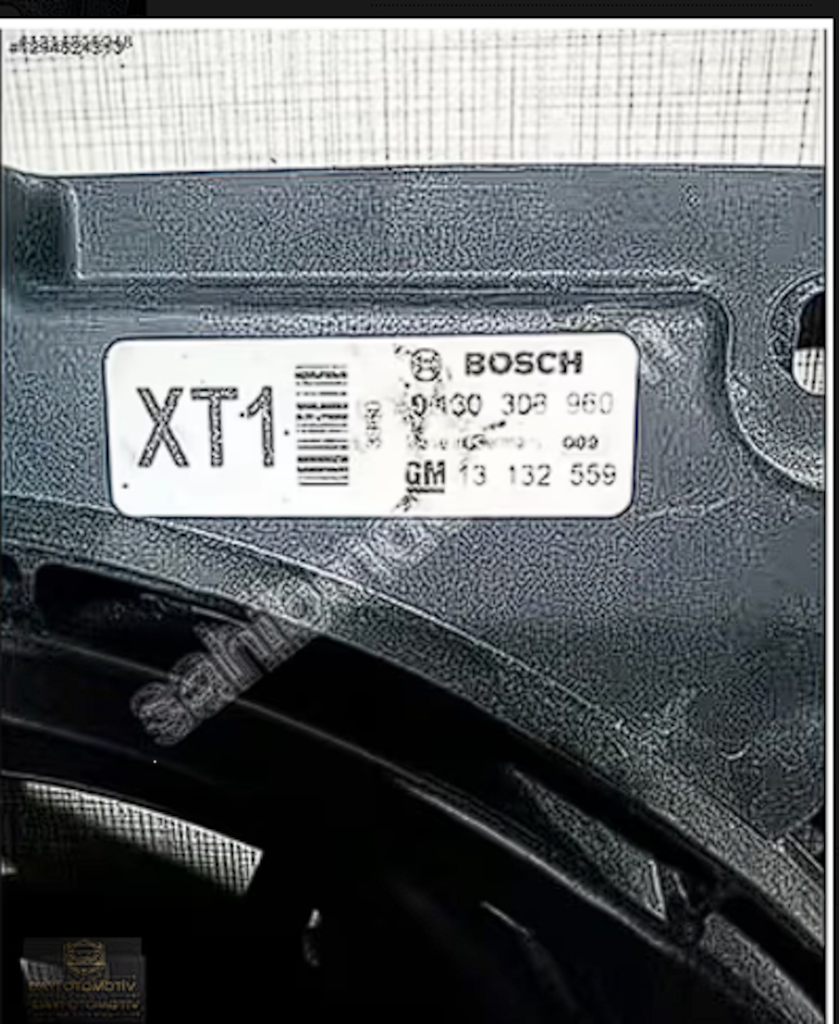 OPEL ASTRA CORSA 1.3 DİZEL RADYATÖR FANI GM 13132559 - 2