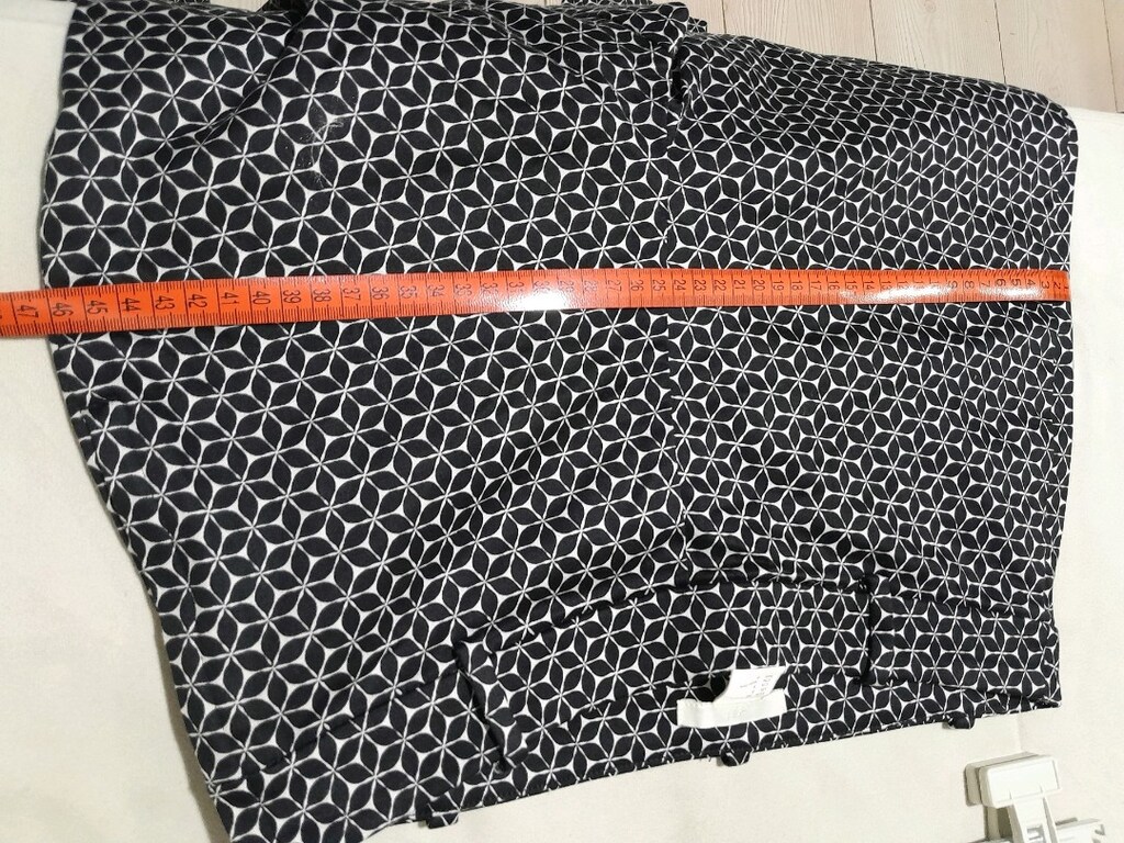 Az kullanilmis, H&M,38,siyah desenli,likrali bayan kumas pantolon - 4