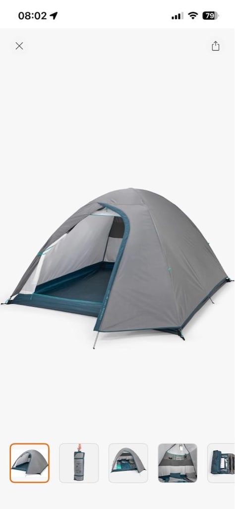Decathlon Quechua Fresh&Black 3 Kişilik Çadır - 2
