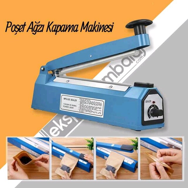 Poşet Ağzı Yapıştırma Makinası