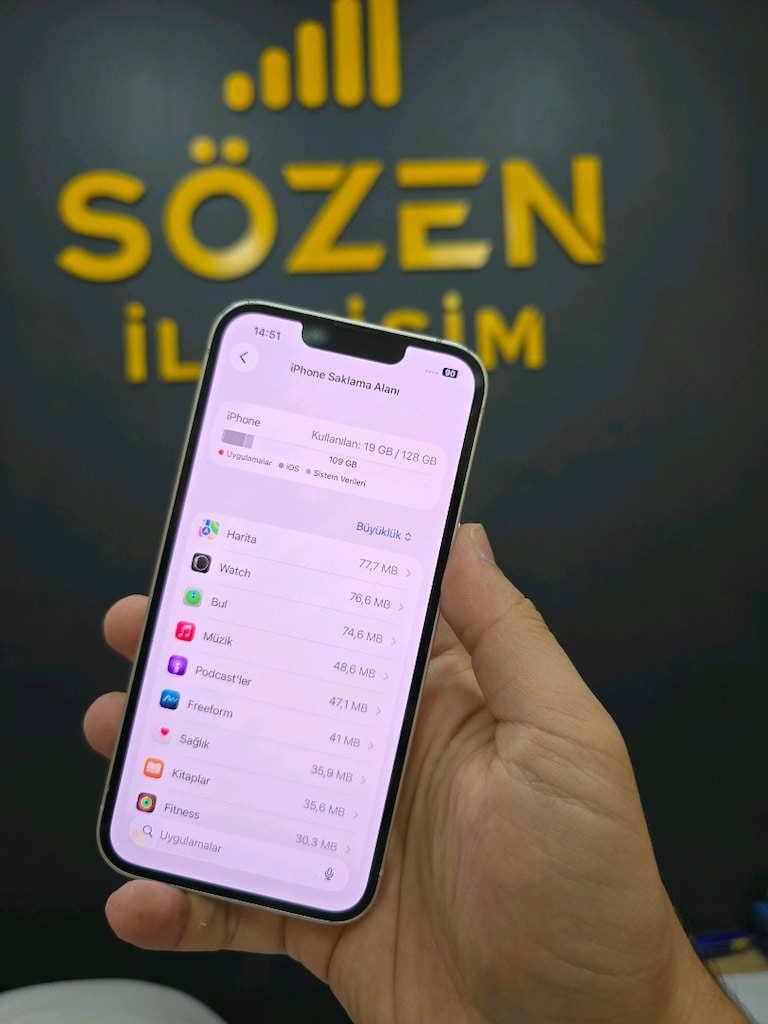 SÖZEN İLETİŞİN İPHONE 13 128GB PİL 88 1 YIL GARANTİLİ - 5