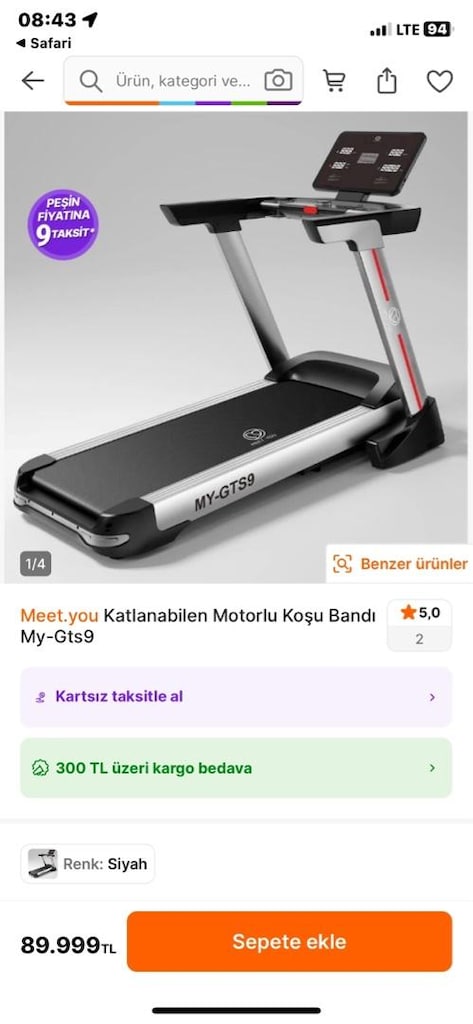 ULTRA LÜX KOŞU BANDI KATLANABİLİR RAMPALI SESSİZ - 9