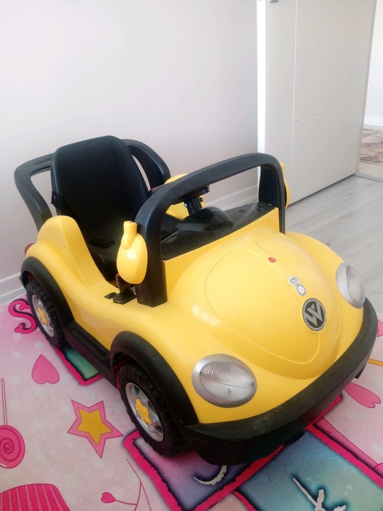 Babyhope kumandalı sarı akülü araba 12w - 2
