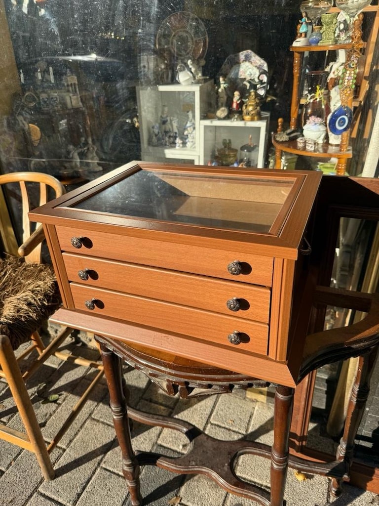 Ahşap Sandık Dolap Takılık Kaşıklık - 3