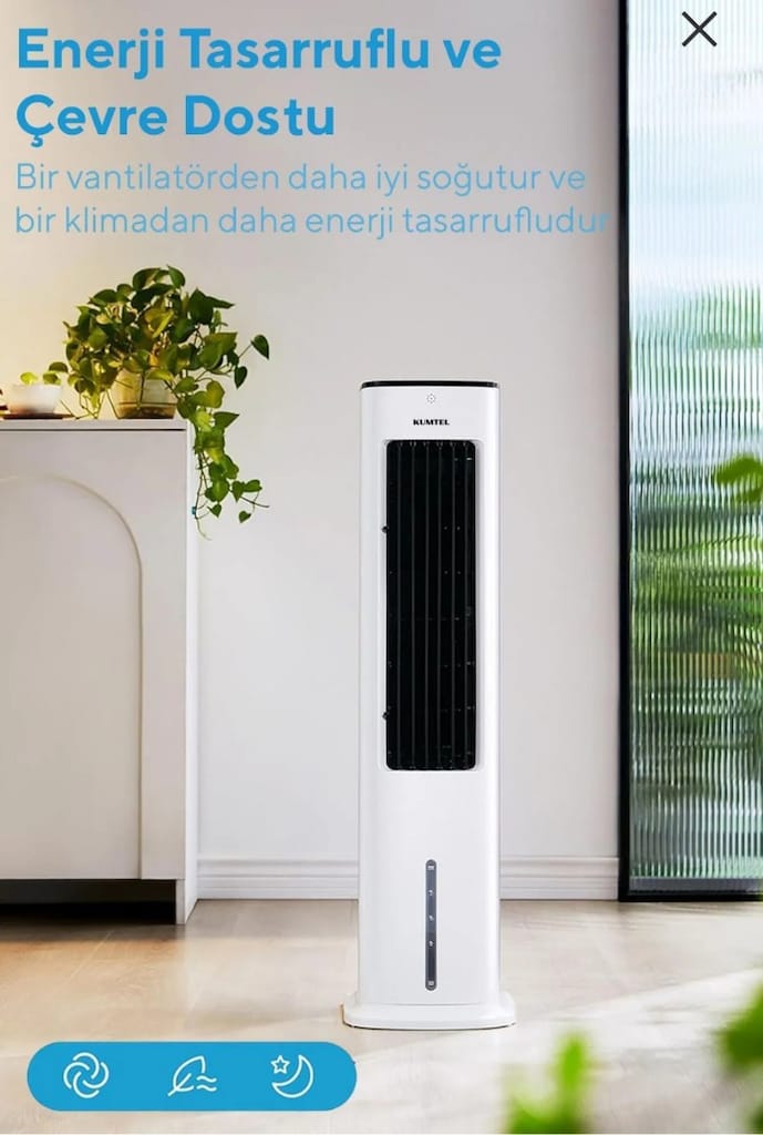 yeni nesil uzaktan kumandalı,buz akülü hava soğutucu, BEYLİKDÜZÜ ELDEN