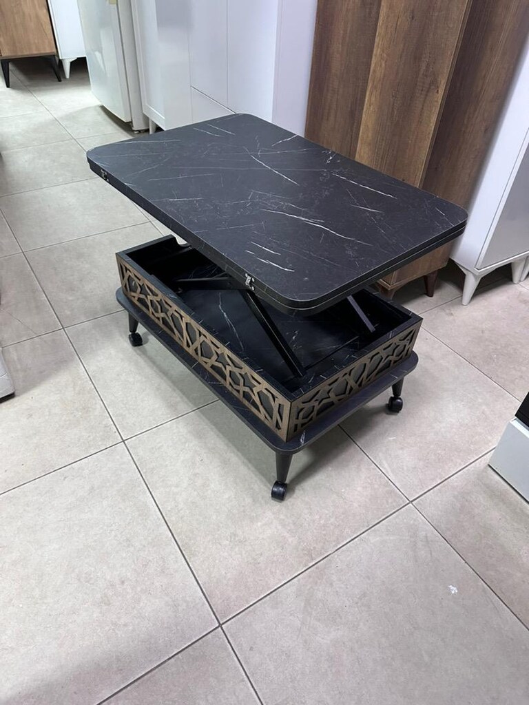 Sıfır ürün tekerlekli akıllı sehpa masa. Hemen teslim