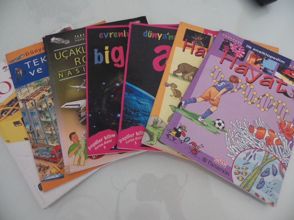 7 adet çocuk bilim teknoloji ansiklopedi dergi-TÜMÜ 50 TL - 9