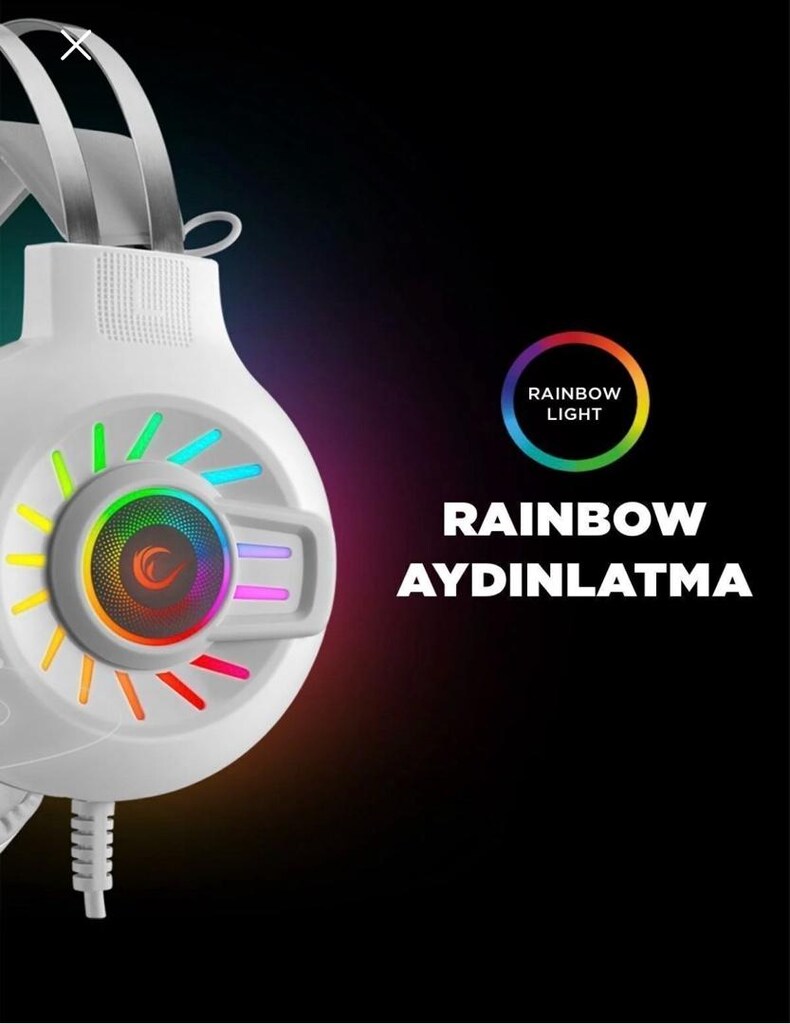 Rampage RM-K44 Zengibar Beyaz 7.1 RGB - 5