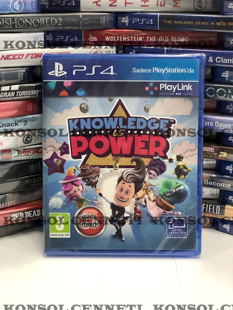 Knowledge is Power - PS4 - SIFIR - OYUN - TAKAS -BAKIRKÖY MEYDAN - 2