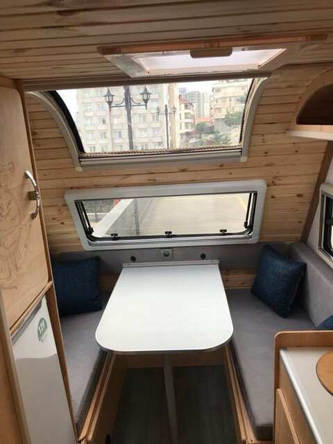 Mover monteli çok az kullanılmış Onyx marka çekme karavan