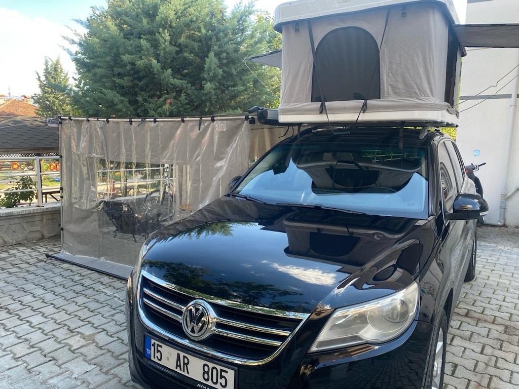 Araç üstü çadır yan tente ara atkı montaj - 5