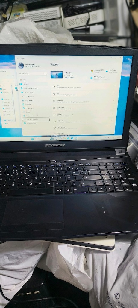 monster abra a5 v11.1.2 250ssd 16 ram 4 GB gardik kartı - 13