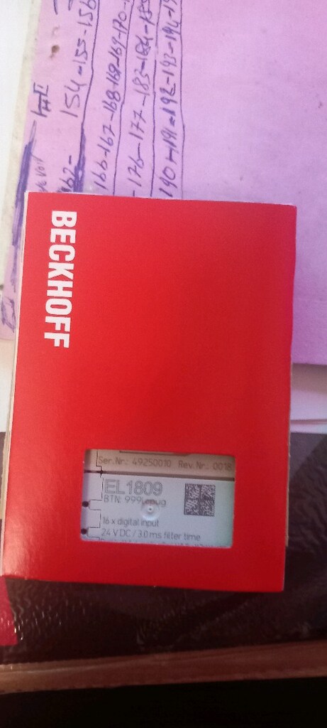 EL1809 BECKHOFF EtherCAT Terminal, 16 Kanal Dijital Input Mod - 3
