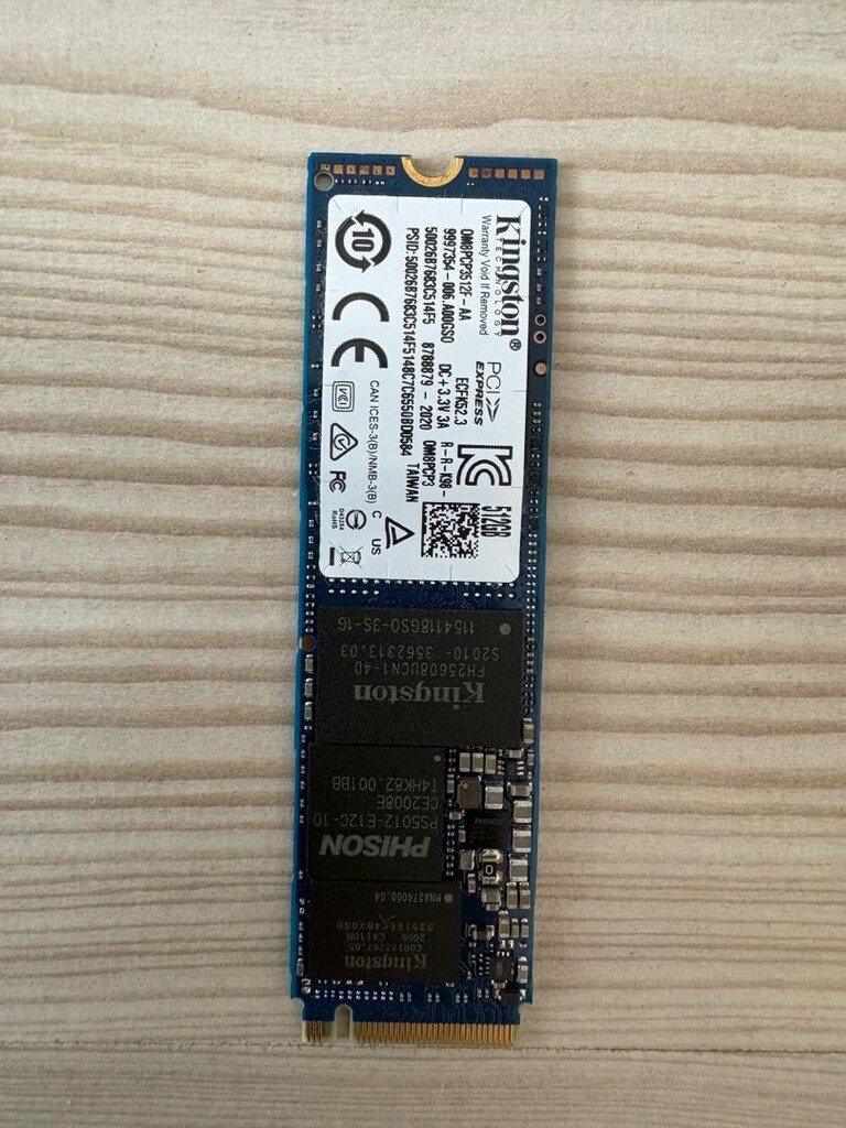 Kingston 512 Gb M2 SSD