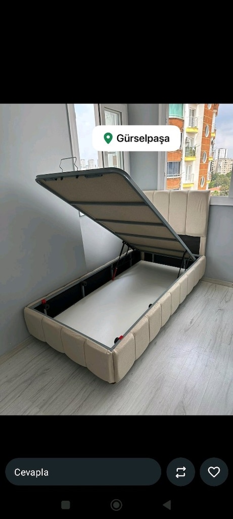 Tek kişilik baza Başlık yatak takım sandıklı baza - 9