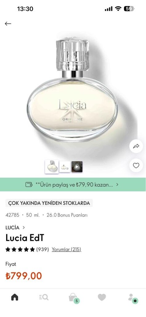 Lucia bayan parfüm - 2