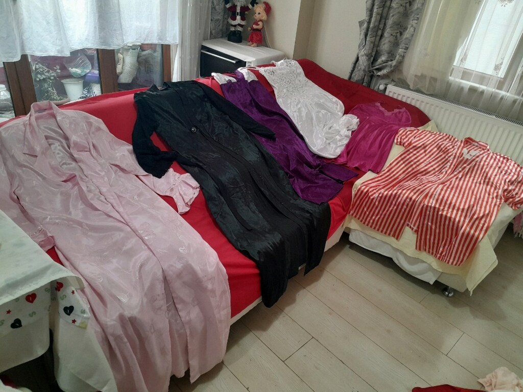 Yeni gibi, 40-42, suni ince deri i mini elbise - 17