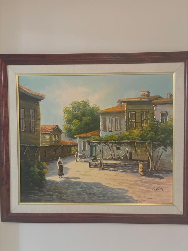 irfan çiftçi imzalı yağlı boya - 4