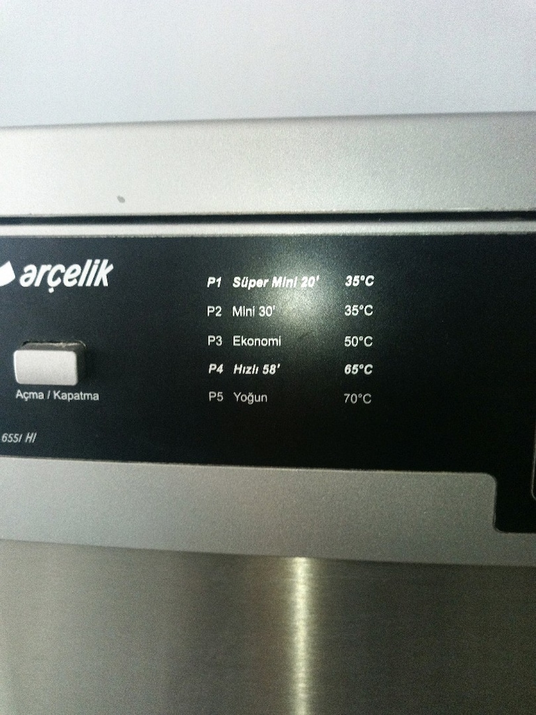 Arçelik 5 Programlı bulaşık makinesi - 3