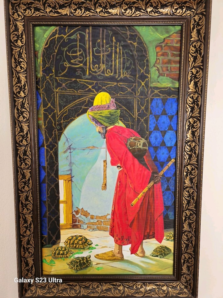 MUHTEŞEM BÜYÜK BOY 1.SINIF YAĞLI BOYA ESER - 9