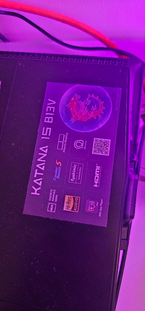 msi katana 15 b13vgk 16gb ram nvidia rtx 4070 8gb 1tb ssd - 2