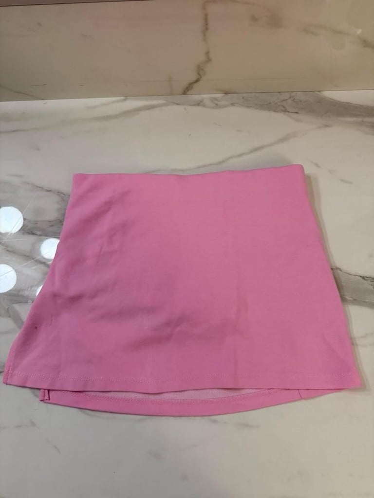Bershka Pembe Starplez Blüz&Mini Etek - 6