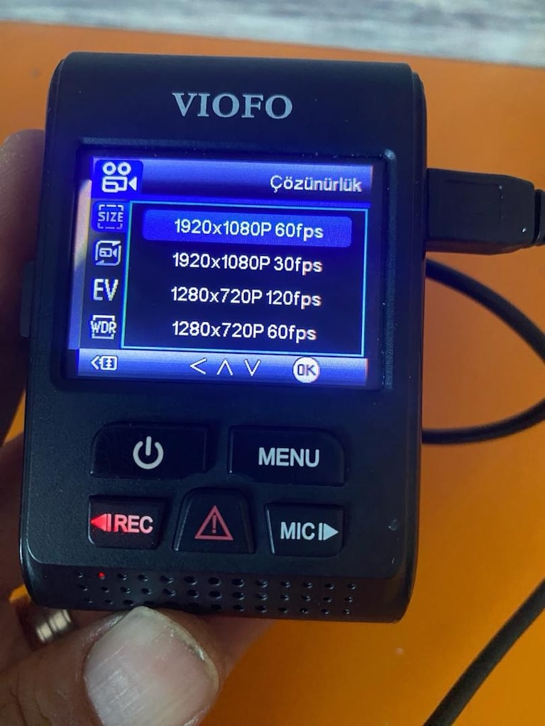 Viofo A119S V2 1080P GPS'li Akılı Araç Kamerası + 32 GB SD Kart - 11