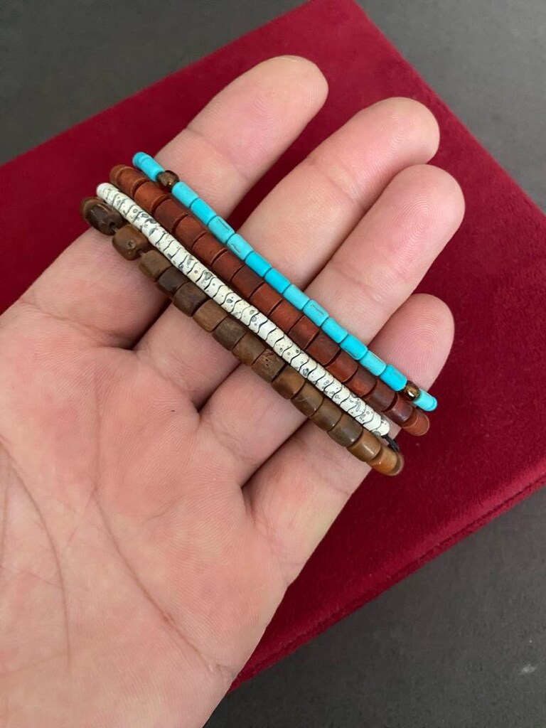 4 Adet doğal bileklik - 3