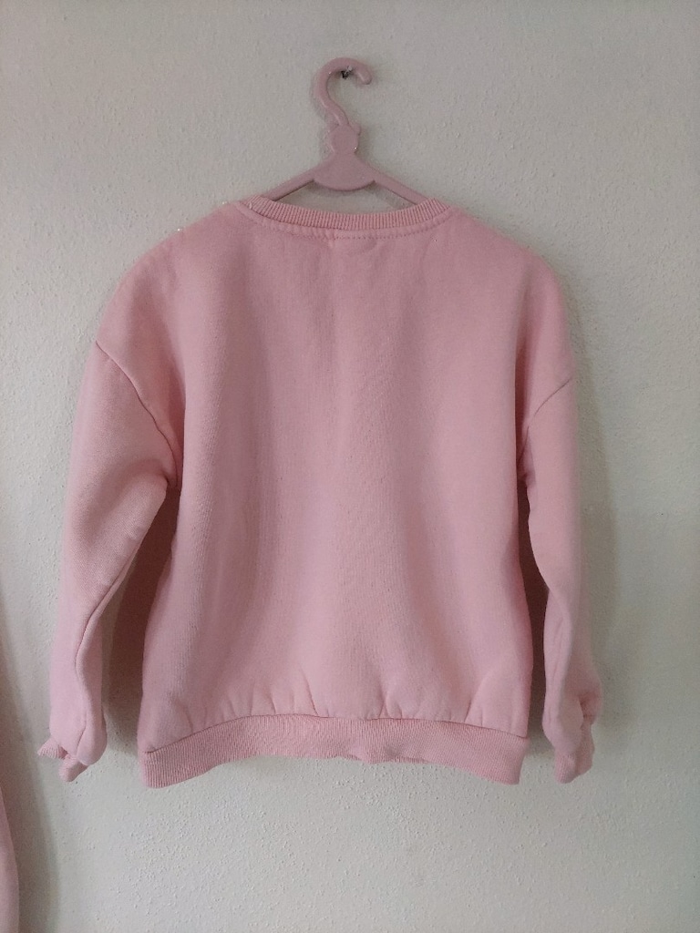 WOW inci süsleme Pembe Eşofman Takımı - 8