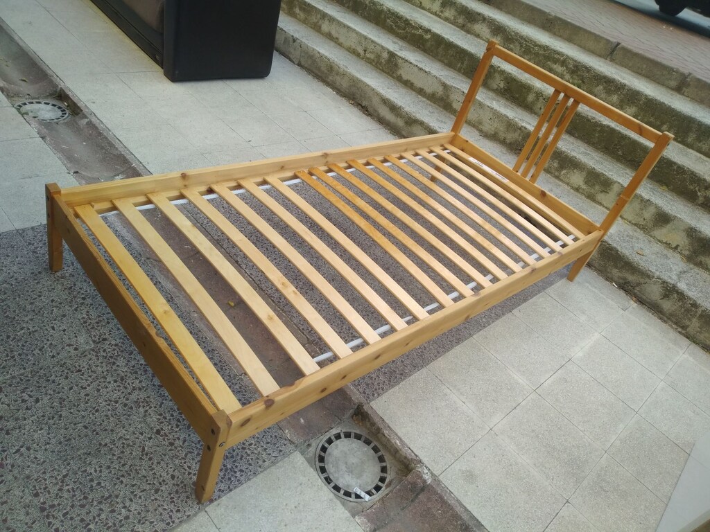 IKEA 90x190 KARYOLA + YATAŞ KALİTELİ YATAK (TAKIM - SIFIR AYARINDA) - 9