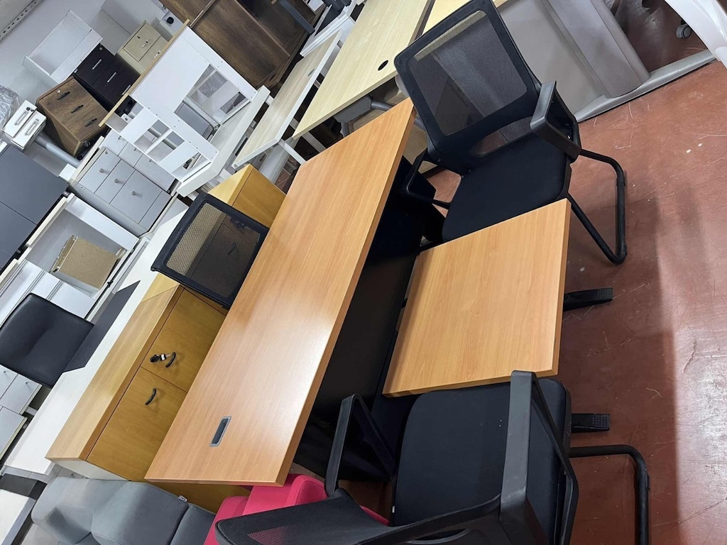 KLAS OFİS PENDİK BAMBU PERSONEL MASA TAKIMI KURUMSALDAN ÇIKMA - 4