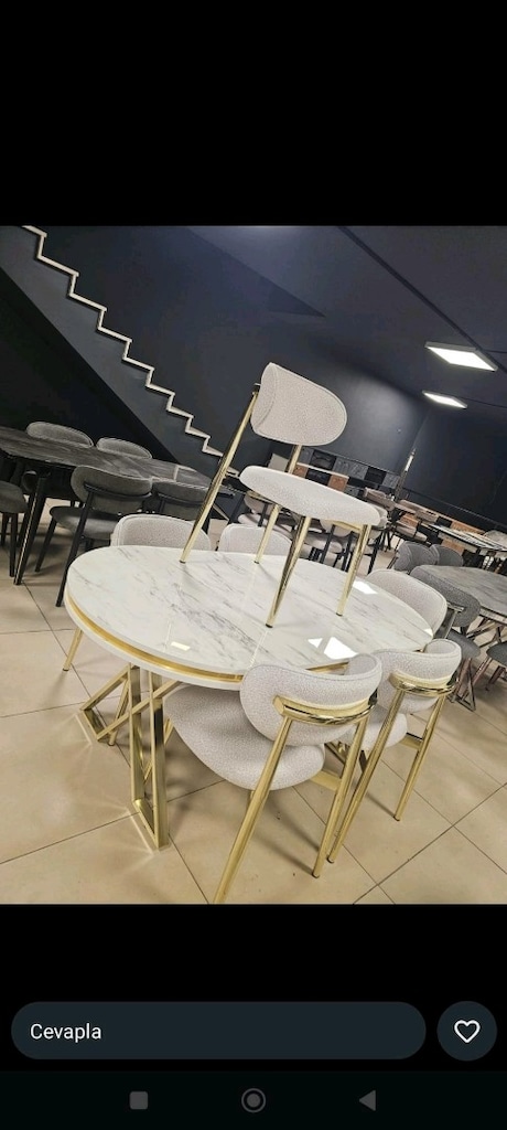 Bohem 6 Kişilik Masa Sandalye Takımı – Şık ve Modern Yemek Masası - 2