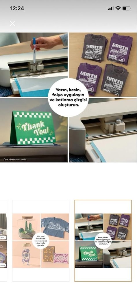 Cricut Kesim Makinesi ve Malzeme Seti - 4