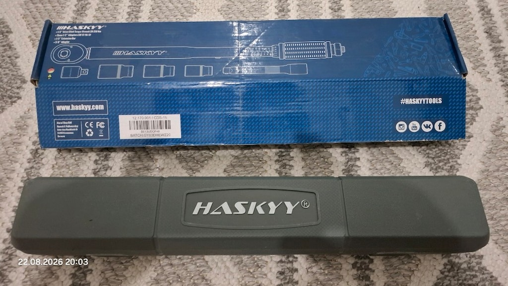 Haskyy 28-210 Nm 1/2 inç Tork Anahtarı Seti - 5