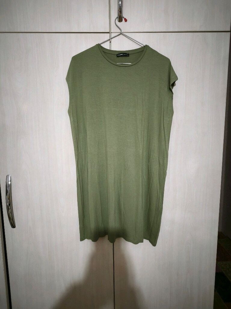 LCW Waikiki Yeşil renk elbise XXL Beden - 3