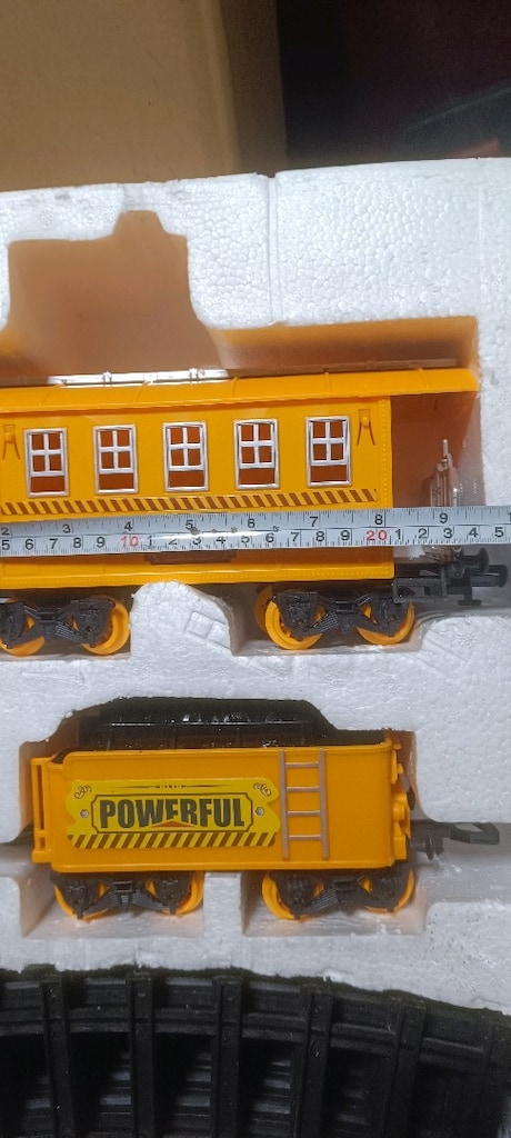 en büyük boy ışıklı sesli tam set 21 parça Tren seti - 15