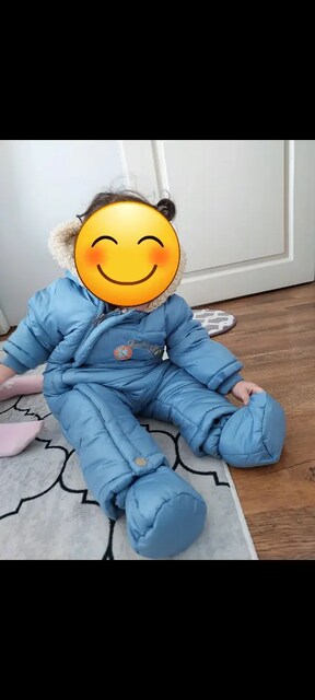 Yeni giyilmemis bebek tulum kışlık mont