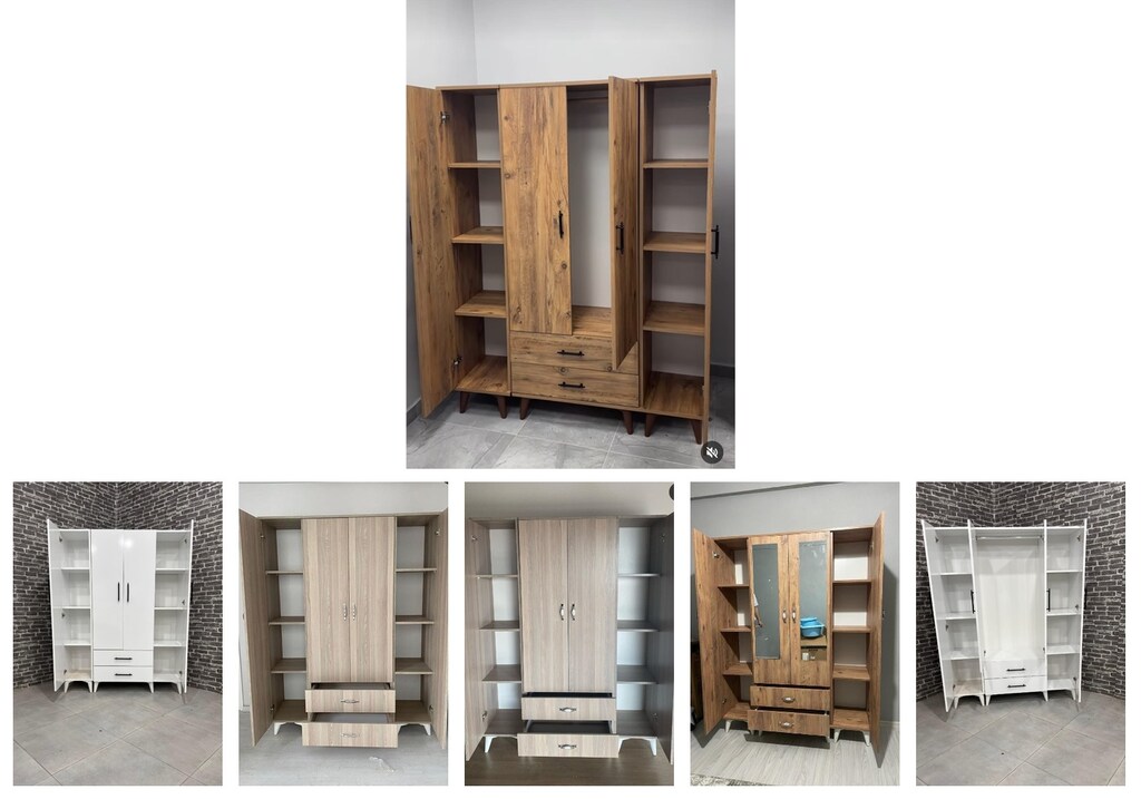 4 kapaklı elbise dolabı bxjnuroudd - 6