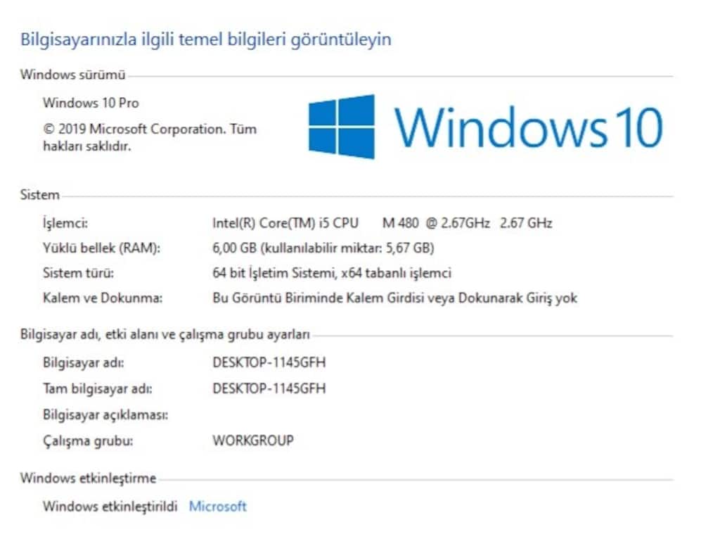 Tertemiz SONY vaio i5 2.67ghz işlemcili - SSD TurboDisk"li - 5