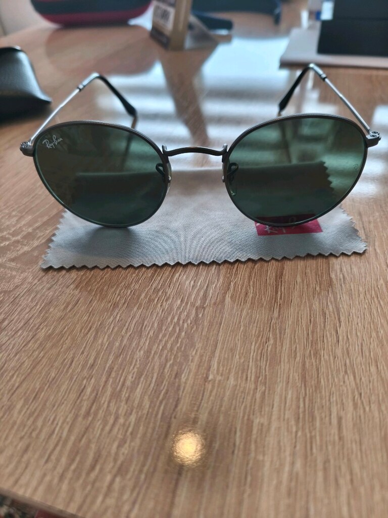 Orijinal Ray-Ban Siyah Yuvarlak Gözlük - 6