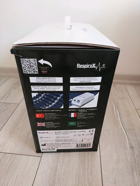 hava ventilasyonlu boru tipi havali yatak