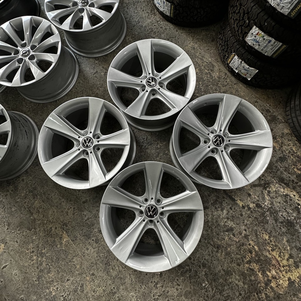 18 inç 5x112 Transporter T4 Uyumlu Karpuz Jant Takımı 2. El - 4