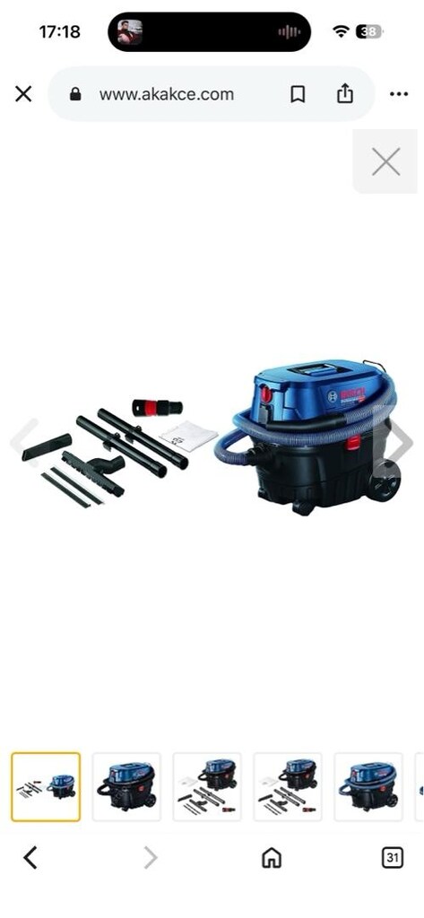 Bosch Professional GAS 12-25 PL model ıslak/kuru endüstriyel elektrik - 2